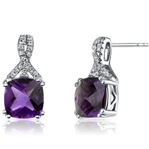 2.00 CT Cushion Cut Amethyst