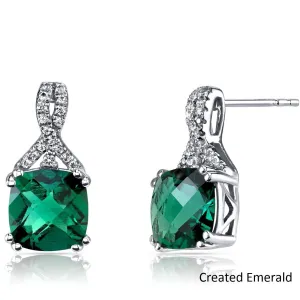2.00 CT Cushion Cut Emerald