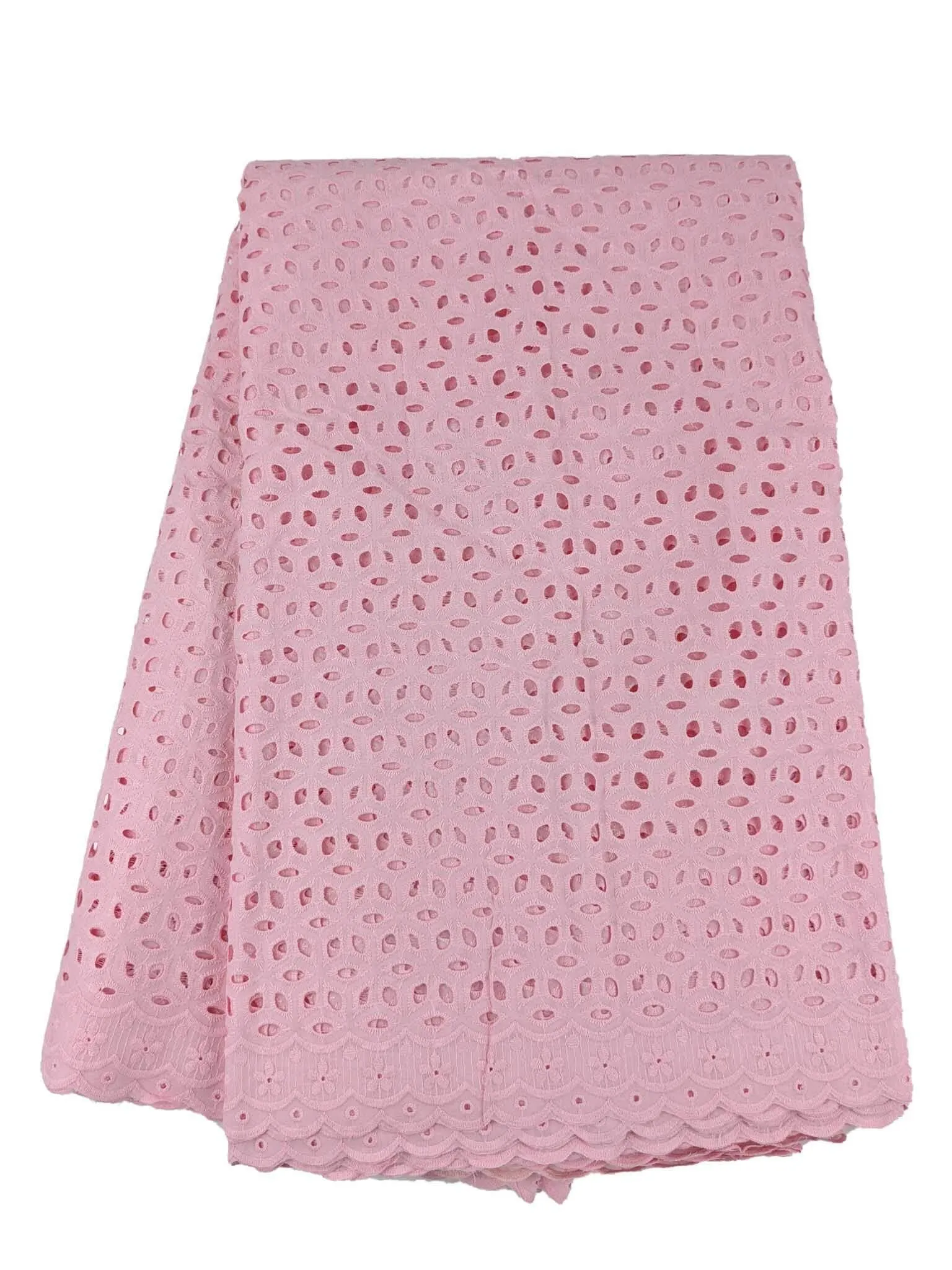 Baby Pink Cotton Dry Lace