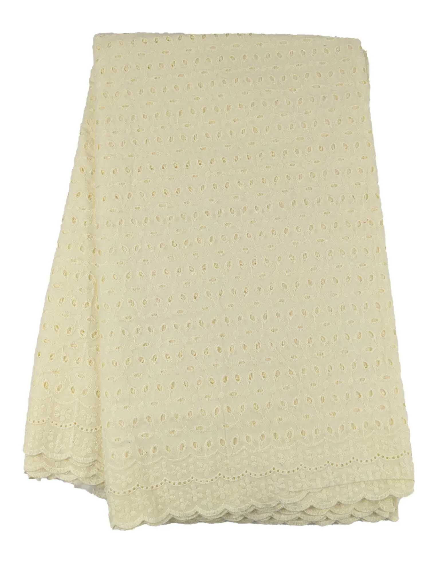 Creme Cotton Dry Lace