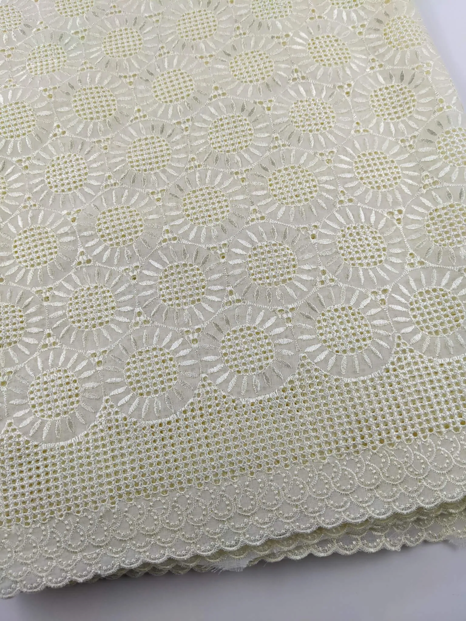 Creme Cotton Lace