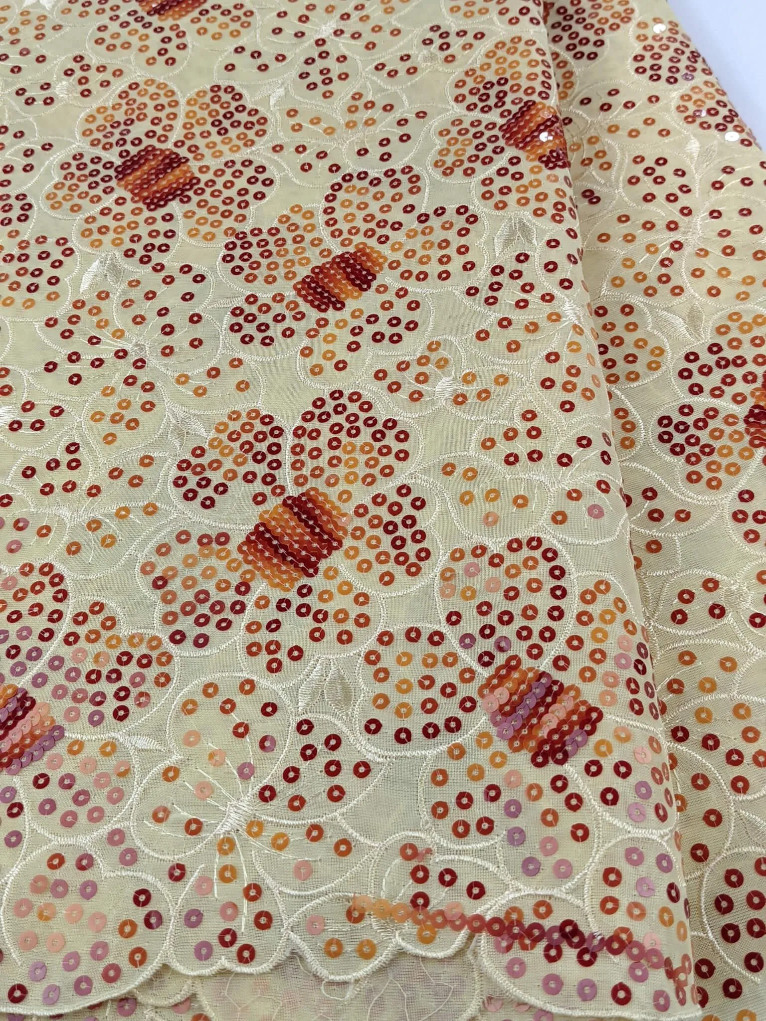 Gold Net Lace