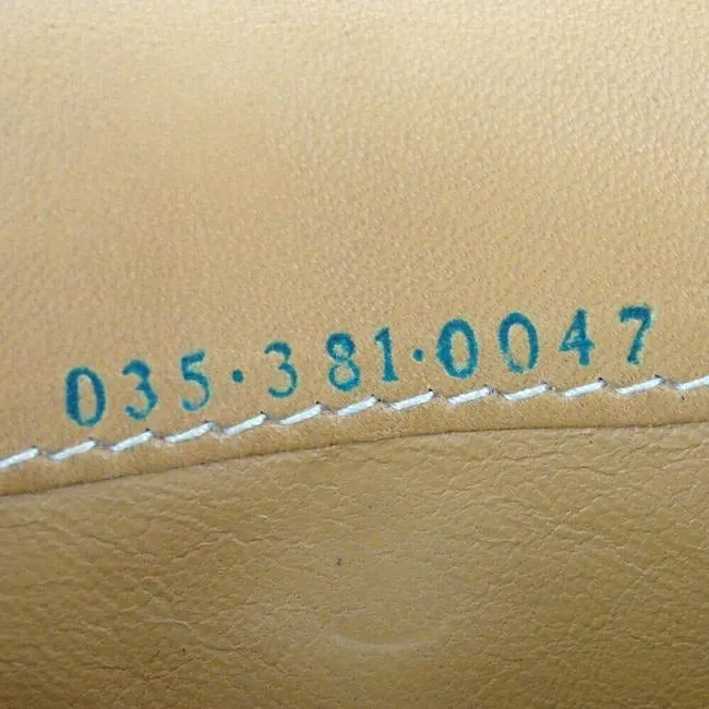 Gucci Brown Micro G Logo Print Vintage Guccissima Wallet