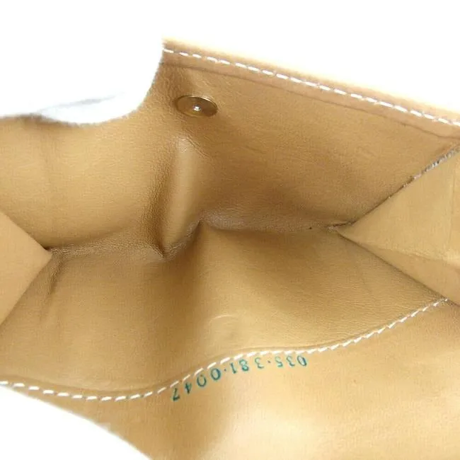 Gucci Brown Micro G Logo Print Vintage Guccissima Wallet