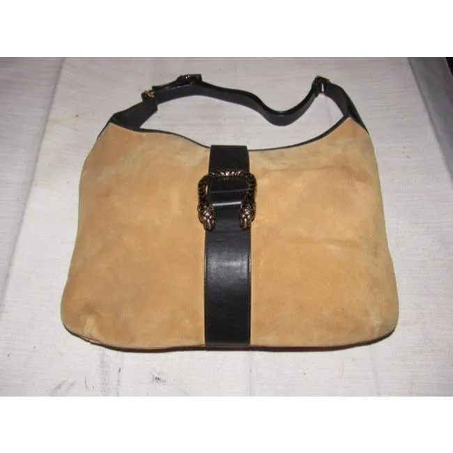 Gucci Dionysus Vintage Leather Suede Brown Suede Hobo Bag