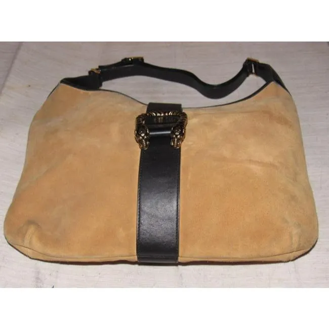Gucci Dionysus Vintage Leather Suede Brown Suede Hobo Bag