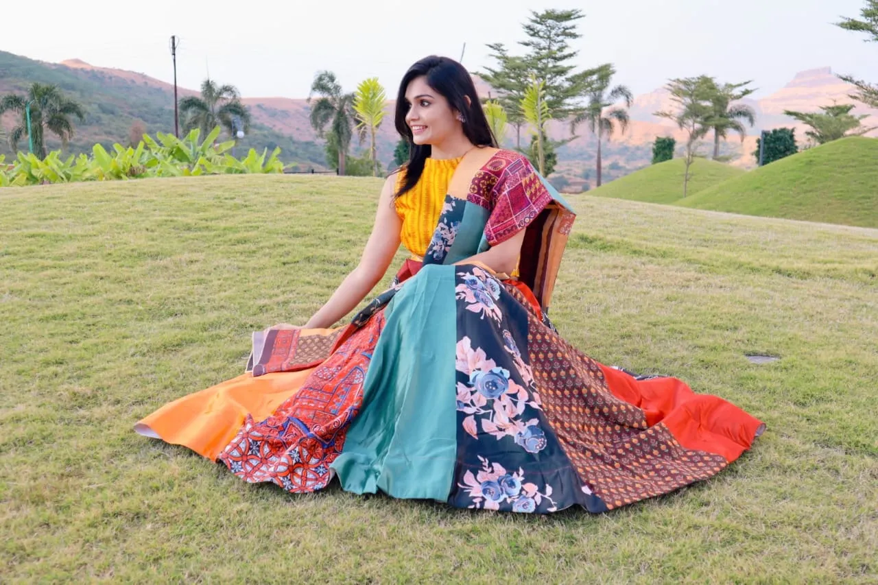 Party Wear Navratri Digital Print Lehenga Choli