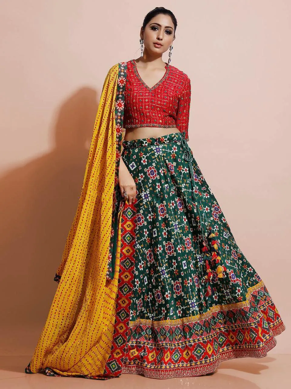 Party Wear Navratri Digital Print Lehenga Choli