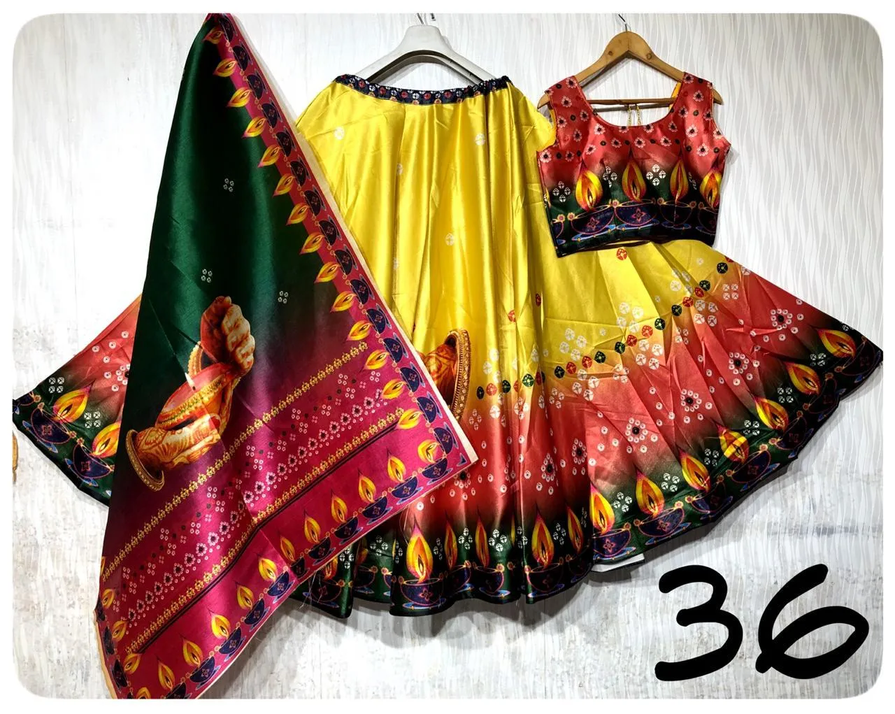 Party Wear Navratri Digital Print Lehenga Choli