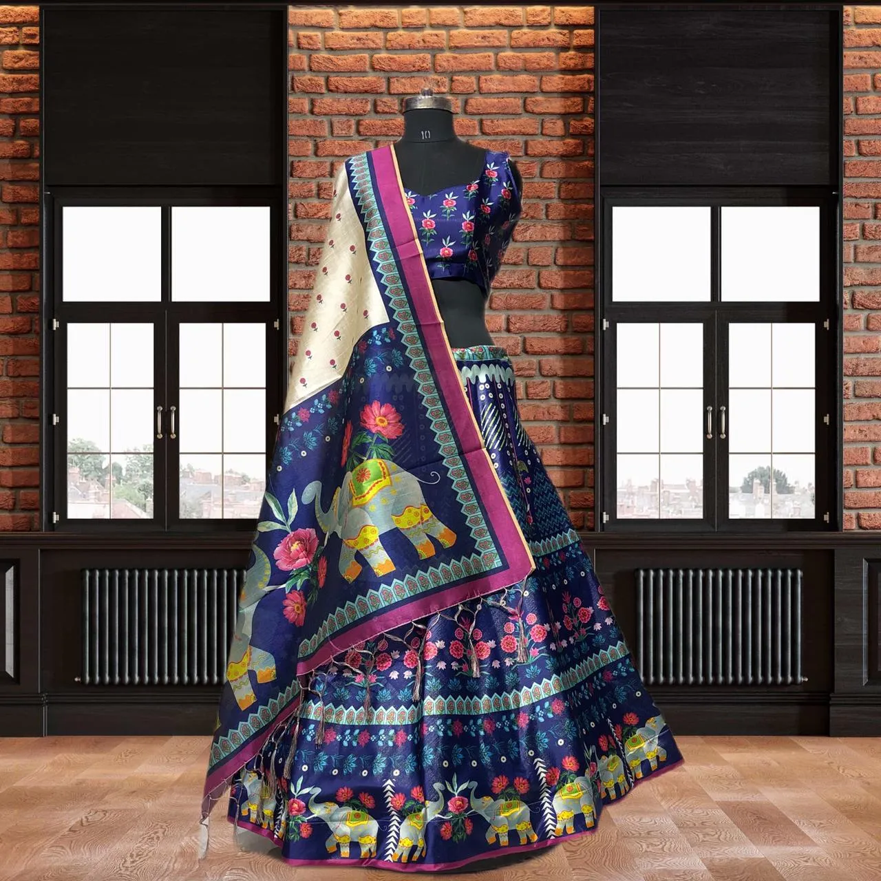 Party Wear Navratri Digital Print Lehenga Choli