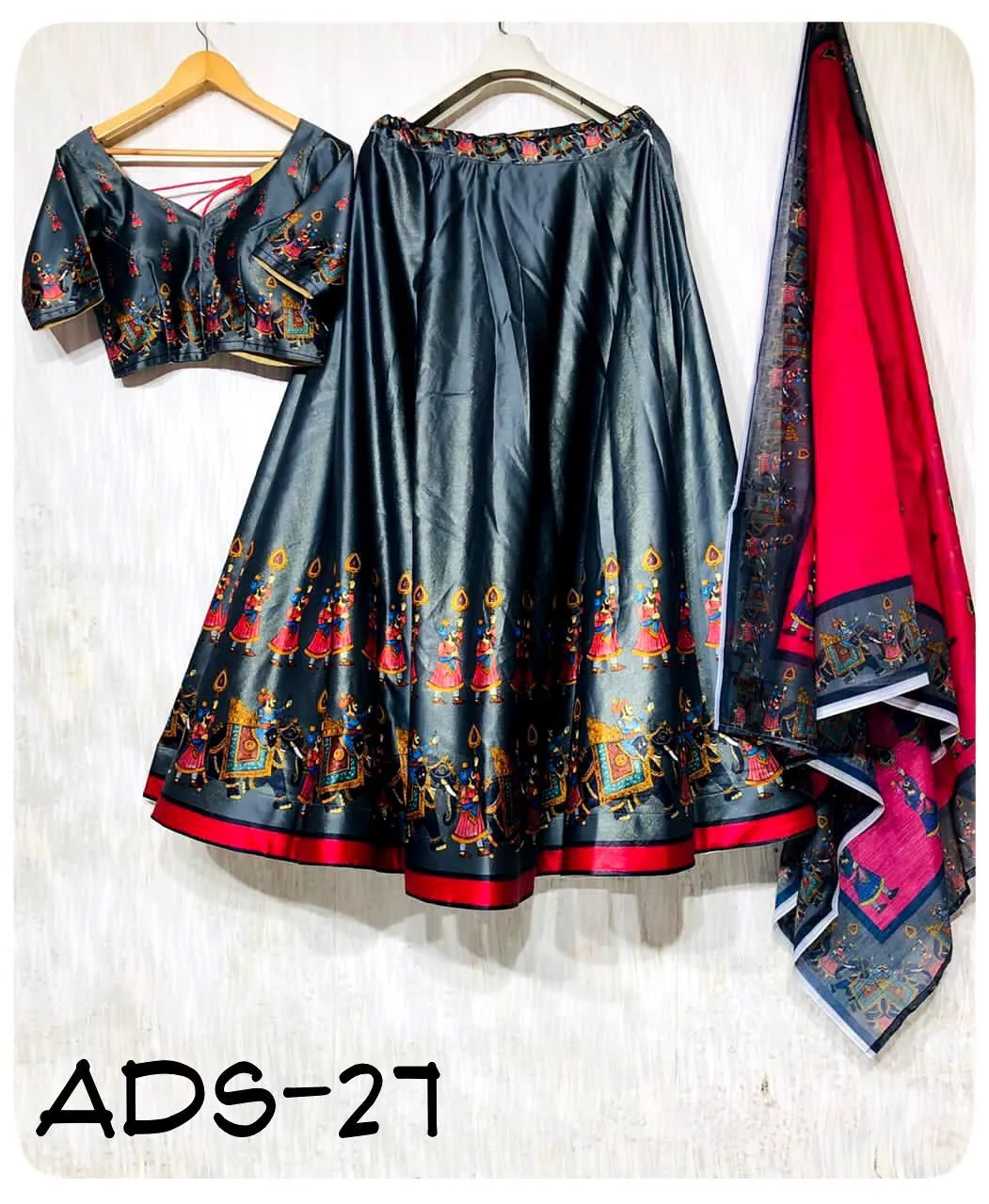 Party Wear Navratri Digital Print Lehenga Choli