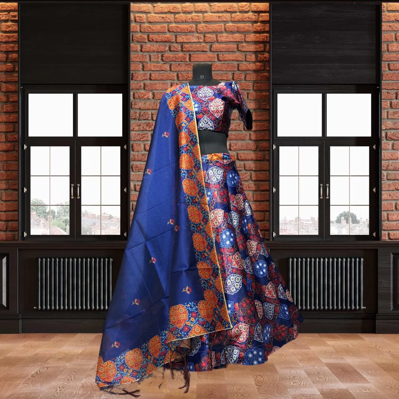 Party Wear Navratri Digital Print Lehenga Choli