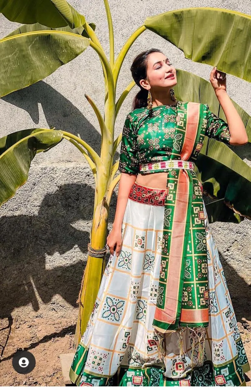 Party Wear Navratri Digital Print Lehenga Choli