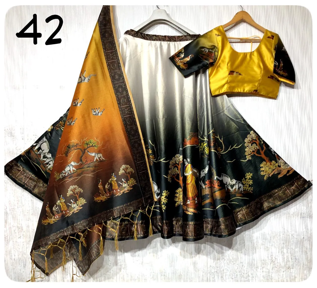 Party Wear Navratri Digital Print Lehenga Choli