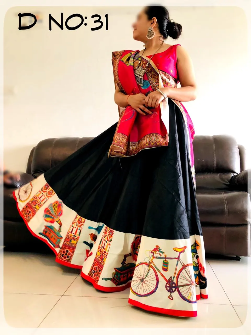 Party Wear Navratri Digital Print Lehenga Choli