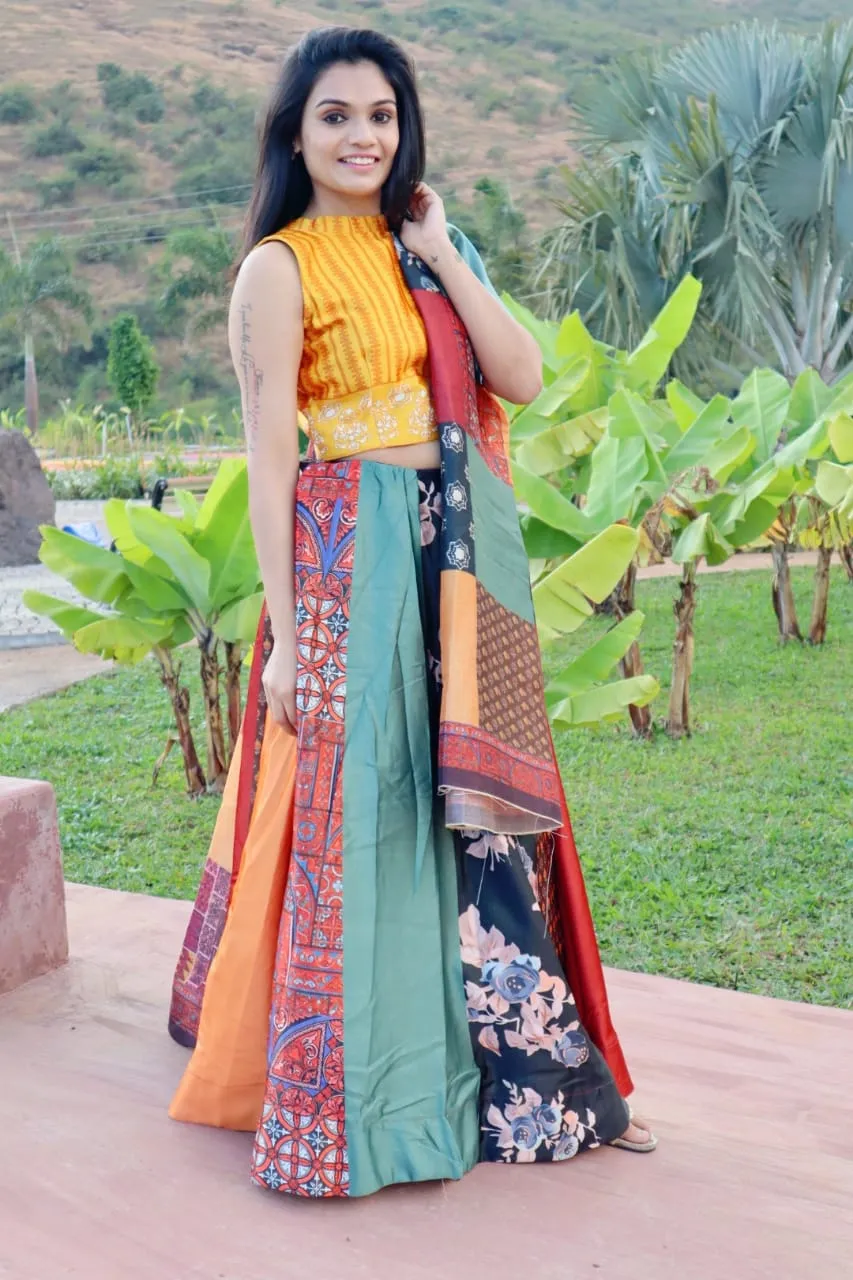 Party Wear Navratri Digital Print Lehenga Choli