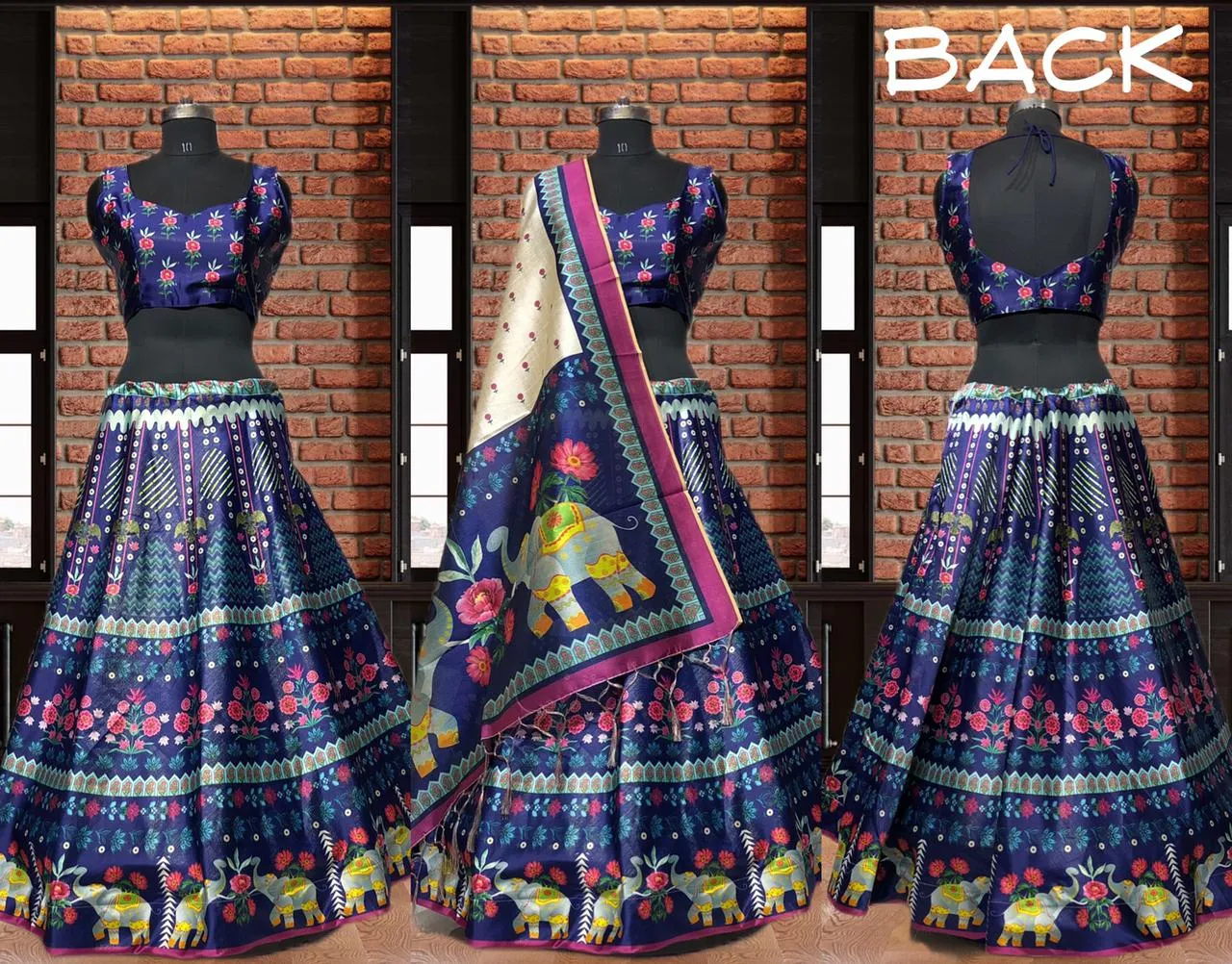 Party Wear Navratri Digital Print Lehenga Choli
