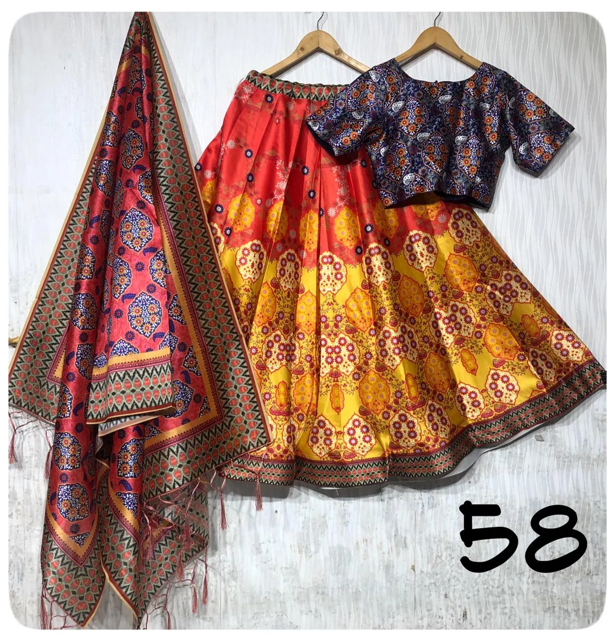 Party Wear Navratri Digital Print Lehenga Choli