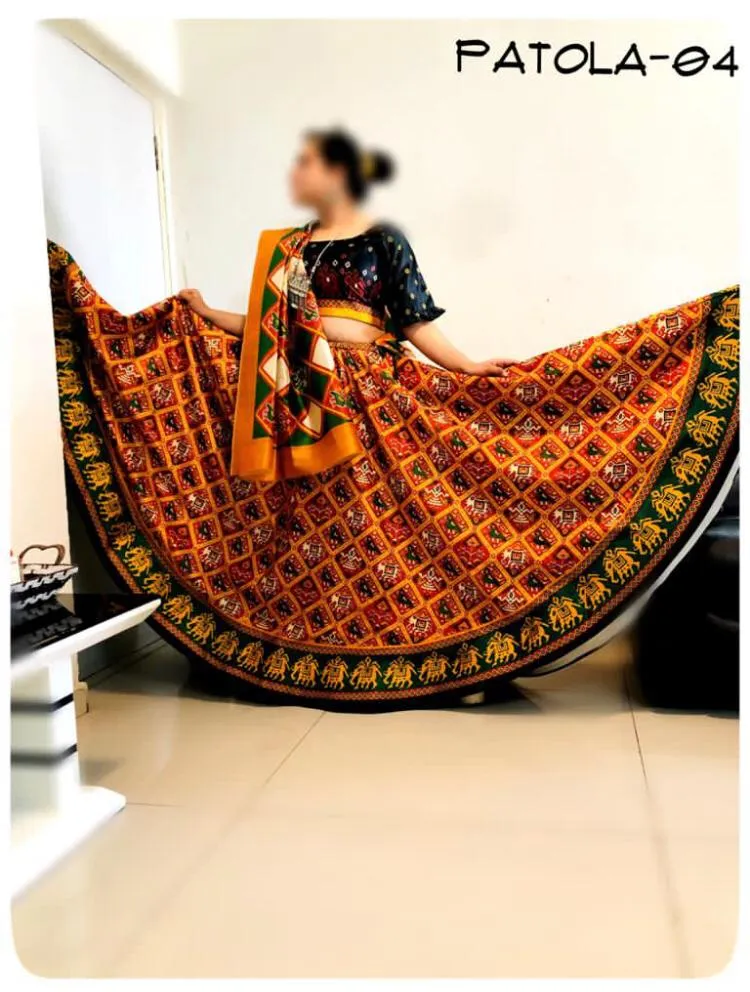 Party Wear Navratri Digital Print Lehenga Choli