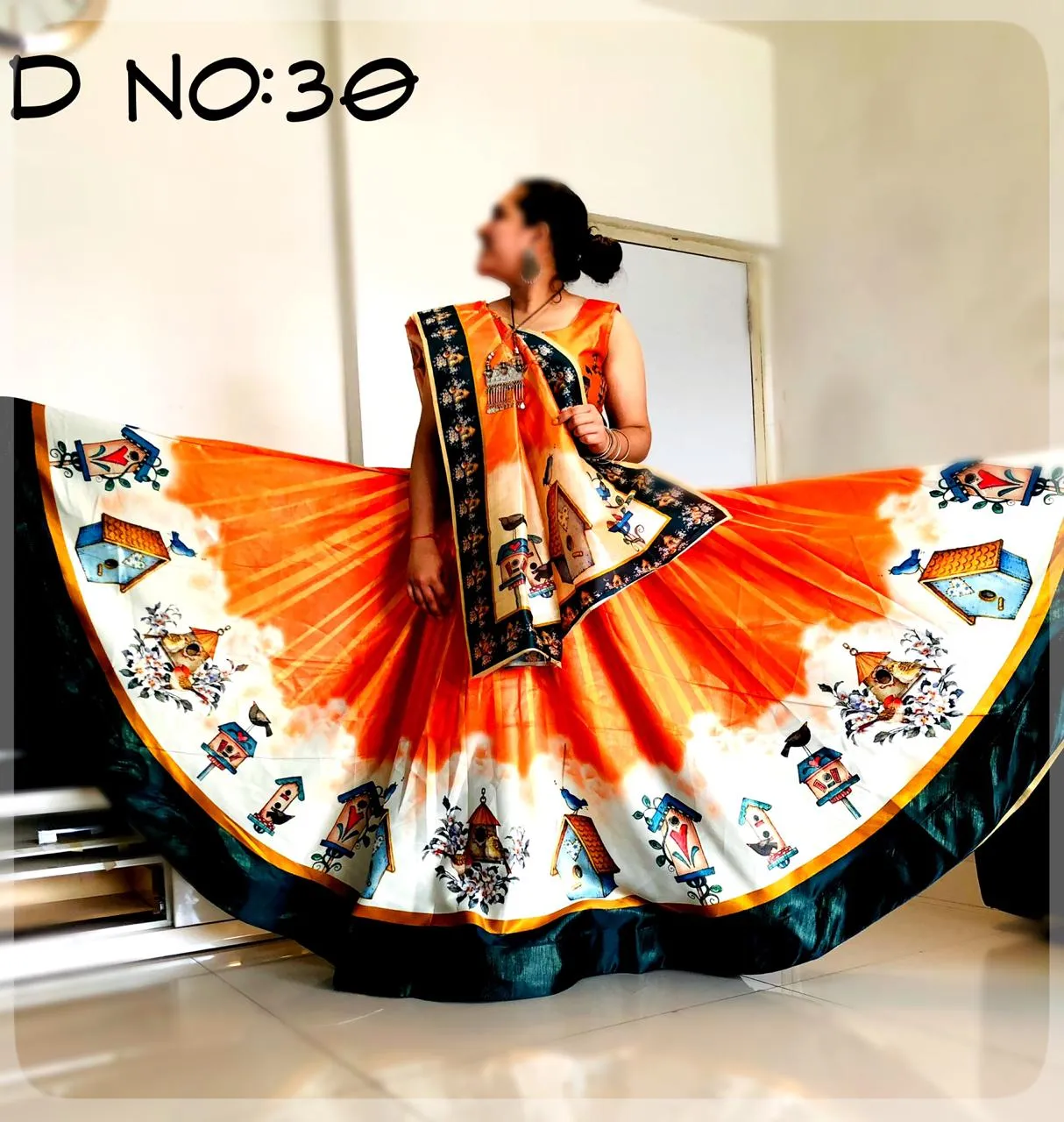 Party Wear Navratri Digital Print Lehenga Choli