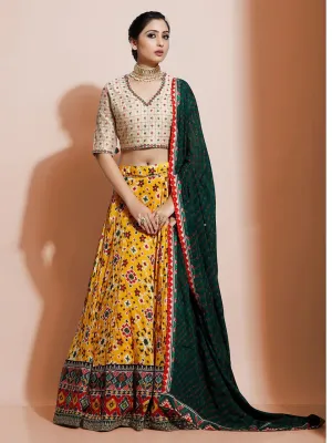 Party Wear Navratri Digital Print Lehenga Choli