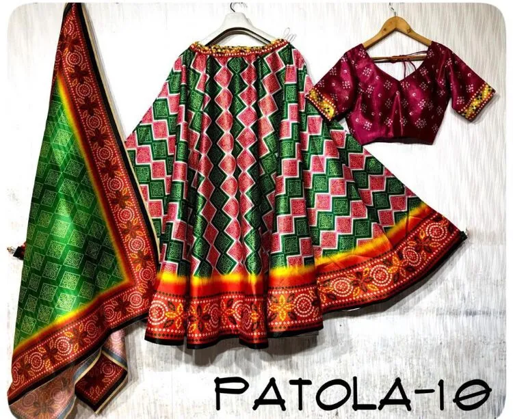 Party Wear Navratri Digital Print Lehenga Choli