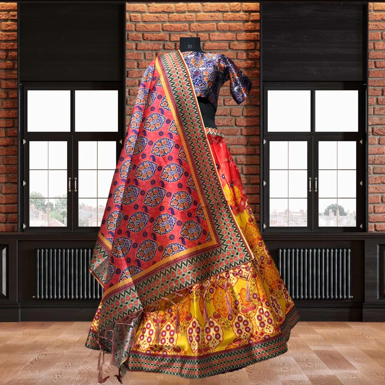 Party Wear Navratri Digital Print Lehenga Choli