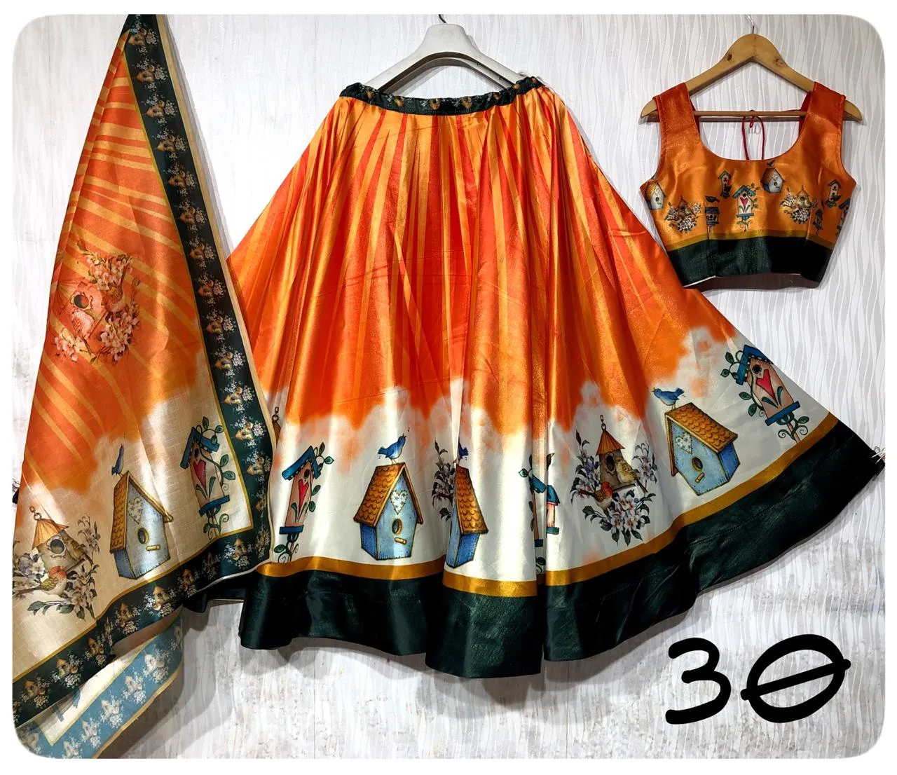 Party Wear Navratri Digital Print Lehenga Choli
