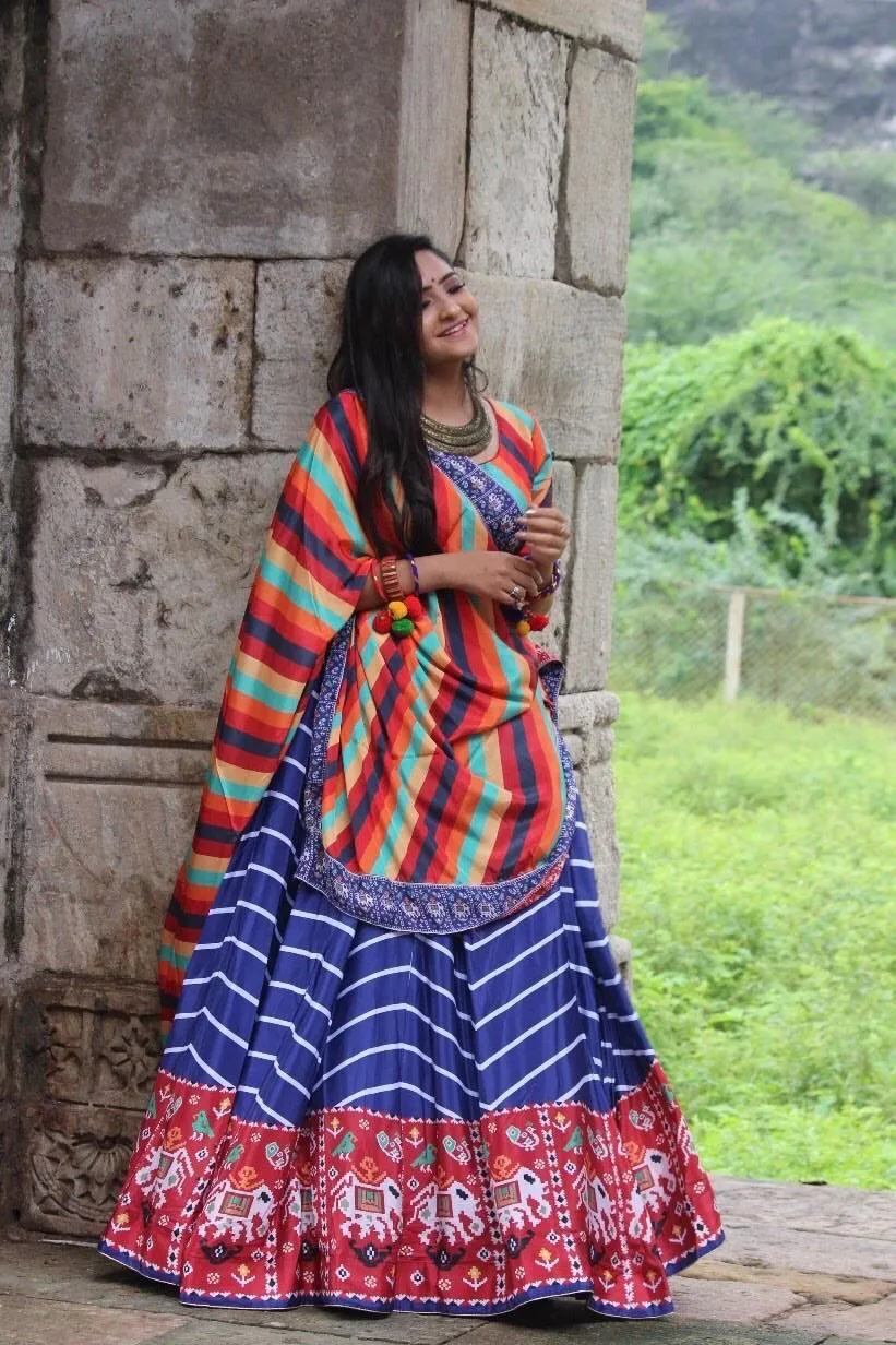 Party Wear Navratri Digital Print Lehenga Choli
