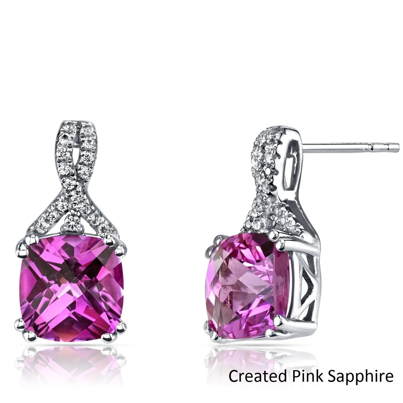 Pink Tourmaline earrings